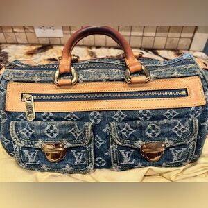 Louis Vuitton Neospeedy Denim Bag
